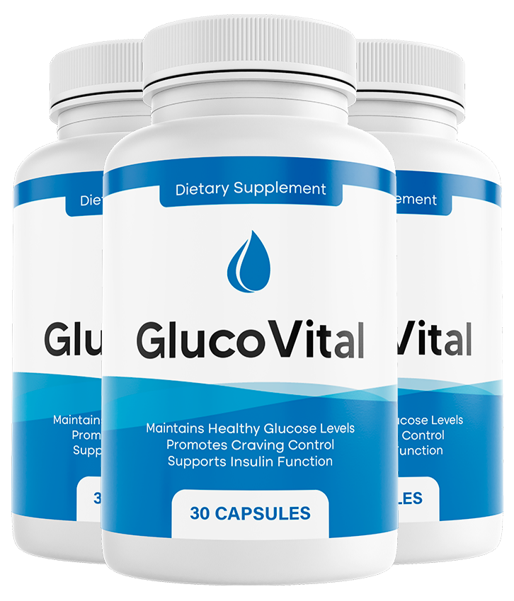 GlucoVital Supplement Bottles